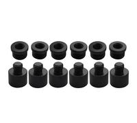 Hlxnyami 12 Pcs Mic Thread Adapter 5/8 Female to 3/8 Male and 3/8 Female to 5/8 Male Screw Adapter Thread for Mic Stand Mount