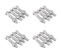 Hlxnyami 16Pcs M2.5x18.5mm Turntable Phonograph Screws, Headshells Stylus Mounting Vinyl LP Record Player