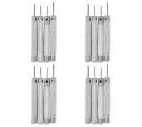 Hlxnyami 16Pcs Watch Repair Tool Pin Punch 0.7mm/0.8mm/0.9mm/1.0mm Watchmaker Band Strap Bracelet Steel Punch Link Pin Remover