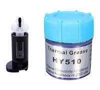 Hlxnyami 1x HY510 10G Grey Thermal Conductive Grease Paste & 8Pcs Mount Pin Holder for Socket LGA 775 CPU