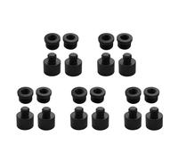 Hlxnyami 20 Pcs Mic Thread Adapter 5/8 Female to 3/8 Male and 3/8 Female to 5/8 Male Screw Adapter Thread for Mic Stand Mount