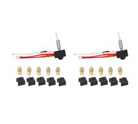 Hlxnyami 2X 3D Printer Hotend Heating Block Kit for Neptune 3 Pro/3 Plus/Max, 3D Printer Accessories Replacement Print Kit