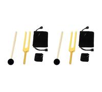 Hlxnyami 2X 528 Hz Tuning Fork, Gold Tuning Forks 528 Hz for Musical Instrument, Relaxation