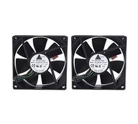Hlxnyami 2X 90 x 90 x 25MM DC 12V 0.60A 4-pin computer cpu cooling fans