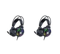 Hlxnyami 2X Gaming Headset 7.1 Stereo Surround Bass Headphones RGB Active Noise Reduction Earphones Headphone with Microphone