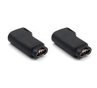 Hlxnyami 2X USB Type C Female to 4Pin Charge Converter for Quatix 5 Sapphire Vivosport Vivoactive 3/3T D2 Watch