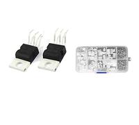 Hlxnyami 3 Pcs TDA2030A Single Op Amp Audio Operational Amplifier IC Chips 5 Pin with 250Pcs XH 2.54mm 2Pin 3Pin 4Pin Terminal