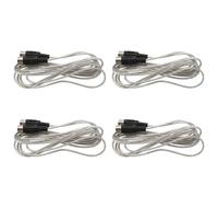 Hlxnyami 4pcs 9.8FT Midi Male to Male DIN 5-Pin Music Instrument Extension Cable Connector