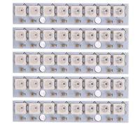 Hlxnyami 5pcs 8 X WS2812B 5050 RGB Driving LED Lights Board Strip Built-in Full-Color for NAZE32 CC3D