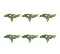 Hlxnyami 6X Natural Green Beeswax Jade Face Gua Sha Triple-Cornered Massager Board Rod Body Foot Acupoint Massage Stick