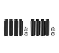 Hlxnyami 8Pcs Mic Stand Extension Tube, 5/8Inch Female to 5/8Inch Male Microphone Extension Rod for Desk Stands & Arm Stand