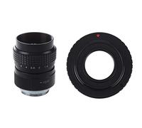 Hlxnyami Black 25mm F1.4 CCTV Lens & Camera C Mount Lens for X Mount X-Pro1 X-E2 X-M1 Camera Adapter Ring C-FX