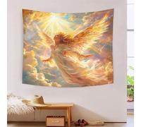 HLXZMCVBT 3D Angels Printed Wall Blanket Home Decoration Bedding Poster Wall Art Tapestry Tapestries Wall Hanging Soft Polyester for Bedroom Living Room, Dorm & Room Decor 150cmx200cm