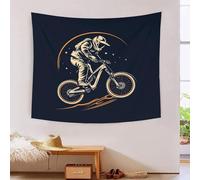 HLXZMCVBT 3D Bicycle Printed Wall Blanket Home Decoration Bedding Poster Wall Art Tapestry Wall Hanging Tapestry Soft Polyester for Bedroom Living Room Dorm Home Decorations 130cmx150cm