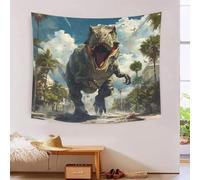 HLXZMCVBT 3D Dinosaur Print Wall Blanket Home Decoration Bedding Poster Wall Art Tapestry Tapestry Wall Hanging Soft Polyester for Bedroom Living Room Dorm Decor 130cmx150cm