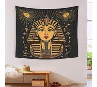 HLXZMCVBT 3D Egyptian Pharaoh Print Wall Blanket Home Decoration Bedding Poster Wall Art Tapestry Tapestries Wall Hanging Soft Polyester for Bedroom Living Room Dorm Home Decorations 100cmx150cm