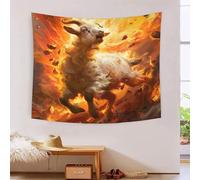 HLXZMCVBT 3D Goat Print Wall Blanket Home Decoration Bedding Poster Wall Art Tapestry Tapestry Wall Hanging Soft Polyester for Bedroom Living Room Dorm Home Decorations 70cmx100cm