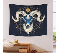 HLXZMCVBT 3D Goat Print Wall Blanket Home Decoration Bedding Poster Wall Art Tapestry Tapestry Wall Hanging Soft Polyester for Bedroom Living Room Dorm Home Decorations 70cmx100cm