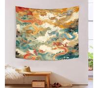 HLXZMCVBT 3D Loong Print Wall Blanket Home Decoration Bedding Poster Wall Art Tapestry Wall Hanging Tapestries Soft Polyester for Bedroom Living Room Dorm Home Decorations 130cmx150cm