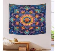 HLXZMCVBT 3D Mandala Print Wall Blanket Home Decoration Bedding Poster Wall Art Tapestry Wall Hanging Tapestry Soft Polyester for Living Room Bedroom Dorm Deco 150cmx200cm