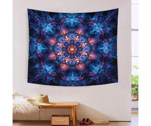HLXZMCVBT 3D Mandala Printed Wall Blanket Home Decoration Bedding Poster Wall Art Tapestry Tapestry Wall Hanging Soft Polyester for Living Room Bedroom Dorm Deco 100cmx150cm