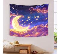 HLXZMCVBT 3D Night Sky Printed Wall Blanket Home Decoration Bedding Poster Wall Art Tapestry Tapestries Wall Hanging Soft Polyester for Living Room Bedroom Dorm Deco 70cmx100cm