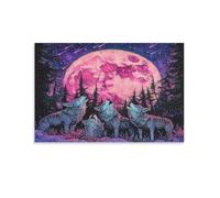 HLXZMCVBT Wolf Poster Artwork Giclee Canvas Prints Modern Wall Art Picture Wall Hanging for Office Gym Living Room Decor 12x18inch(30x45cm)