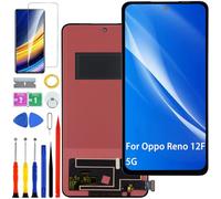HLYGZX LCD Display for Oppo Reno12 F/Reno 12F 5G TFT CPH2637 Display Screen Replacement Assembly Repair Kit (Without Fingerprint)