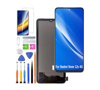 HLYGZX Replacement Display for Xiaomi Redmi Note 12s 4G LCD Screen TFT, 2303CRA44A 23030RAC7Y Display Screen Touch Digitizer Assembly Repair Parts Kit