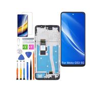 HLYGZX Replacement Original Display for Motorola Moto G53 5G LCD Screen, XT2335 Display Screen Touch Digitizer Assembly Repair Parts Kit (Black with Frame)
