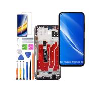 HLYGZX Screen Replacement for Huawei P40 Lite 4G LCD Display,JNY-L21A JNY-L01A JNY-L21B Display Touch Screen Digitizer Assembly Repair Parts with Kit（Black with Frame