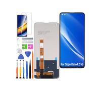 HLYGZX Screen Replacement for Oppo Reno4 Z 5G LCD Display,CPH2065 Display Touch Screen Digitizer Assembly Repair Parts with Kit