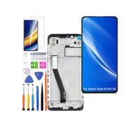 HLYGZX Screen Replacement for Xiaomi Redmi Note 9/10X 4G LCD Display,M2003J15SC M2003J15SG Display Touch Screen Digitizer Assembly Repair Parts with Kit（Black with Frame