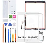 HLYGZX Touch Screen for iPad 5 2017 9.7 Inch Digitizer Touch Screen for iPad 5th Generation 2017 A1822 A1823 White with Home Button Repair Kit (No LCD)