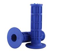 Hlyjoon 1 Pair Motorcycle Rubber Handle Grips Universal 7/8inches 22mm Moto Standard Handlebar Grip Anti-skid Motorbike Thruster Grip Bar New(Blue)