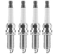 Hlyjoon 22401-ED815 4 Pcs Auto Engine Spark Plugs Car Replacement Spark Plugs Fit for Altima Cube Z12 Elgrand E52 Latio Micra Note E11 Primera Qashqai Tiida 2002-2016 22401ED815
