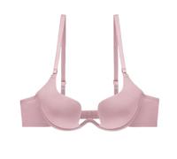 HLYLDL Women's Deep U Multi-Way Underwire Push Up Convertible Low Cut Plunge Bra Everyday Seamless