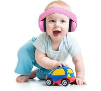 HLYWEI Infant Ear Defenders, Newborn Sound Cancelling Headphones, Adjustable Hearing Protection Safety Earmuffs, Baby Folding Noise Reduction Ear Protectors For 0-3 Kids Children Sleeping Airplane
