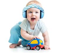 HLYWEI Infant Ear Defenders, Newborn Sound Cancelling Headphones, Adjustable Hearing Protection Safety Earmuffs, Baby Folding Noise Reduction Ear Protectors For 0-3 Kids Children Sleeping Airplane