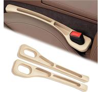 HLYZDBY 2 Pcs Car Seat Gap Filler Organiser for Mitsubishi Outlander II 2005 2006 2007 2008 2009 2010 2011 2012, Vehicle Mounted Gap Leak Proof Filling Strip Pads Fill the Gap,A-White