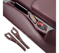HLYZDBY 2 Pcs Car Seat Gap Filler Organiser for Opel Astra J Sports Tourer 2010 2011 2012, Vehicle Mounted Gap Leak Proof Filling Strip Pads Fill the Gap,B-Red