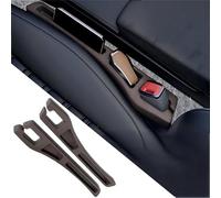HLYZDBY 2 Pcs Car Seat Gap Filler Organiser for Peugeot 2008 I 2013 2014 2015 2016 2017 2018 2019, Vehicle Mounted Gap Leak Proof Filling Strip Pads Fill the Gap,B-Brown