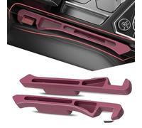 HLYZDBY 2 Pcs Car Seat Gap Filler Organiser for Peugeot 2008 I 2013 2014 2015 2016 2017 2018 2019, Vehicle Mounted Gap Leak Proof Filling Strip Pads Fill the Gap,C-Red