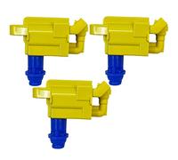 HLZ PRODUCT HIGH PERFORMANCE IGNITION COIL 90919-02216 9091902216 UF228 UF-228 C1153 H1327-Y SET OF 3 COMPATIBLE WITH LEXUS GS300 IS300 SC300 TOYOTA SUPRA 3.0L L6 2JZ