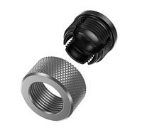 HLZCMWI Ball Mount Adapter Set with Aluminum-Alloy Nut and ABS, Silver | Aluminum-Alloy Locking Nut, Paired ABS Socket Base, Mechanical Link for Compatible Phone and Tablet Holders