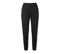 HM CLOTHING 3 Pack Women’s Half Elasticated Trousers - Comfortable Stretch Waist Work & Office Ladies Pants, Smart Pull-On Trousers for Casual and Formal Wear, UK Sizes 10-24