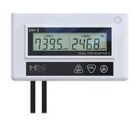 HM Digital DM-3 Dual Inline TDS/EC Monitor Meter Upgraded DM-2 DM-2EC with Two 1/4 Tee