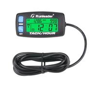 HM032B Inductive Tachometer Gauge Alert RPM Engine Hour Meter Backlit Resettable Tacho Meters For Motorcycle Lawn Mower