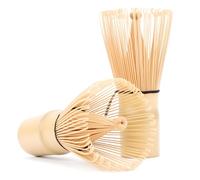 HMAZAE Matcha Whisk, 2-Pack Handmade Matcha Set Accessory Traditional Japanese Chasen, 100-Prong Bamboo Matcha Stirrer Wisk Mixer Brush for Making Ceremonial Macha Tea