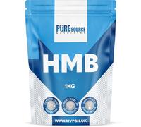 HMB Powder | HMB Beta-Hydroxy Beta-Methylbutyrate Supplement | Suitable for Vegans and Vegetarians | No Artificial Preservatives | Resealable and Recyclable Pouch by Pure Source Nutrition (1Kg)